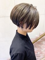 モリオ フロム ロンドン 成増店&nbsp;☆【morio成増】大人かわいい刈り上げ2ブロックショートボブ