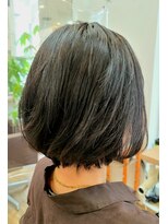 ヘアーズビースリー ポートサイド 大人,丸み,くびれ,まとまるボブ 30代40代50代60代[横浜/横浜駅]