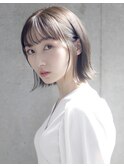 札幌駅/髪質改善外ハネボブにシナモンベージュ@20代30代40代50代
