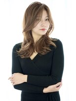 エイチヘアー(eichi hair)&nbsp;ハイトーンカラーの韓国風ロングレイヤー