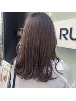 地毛風カラー × ブラウングレージュ Hair Design Collet Ginza
