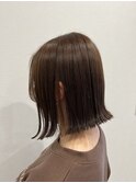切りっぱなしボブ