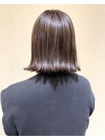 スーパーカット 元町店(SUPER CUT)&nbsp;切りっぱなしボブ　グレージュカラー　ボブ