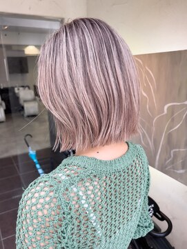 タイドヘア 茨木店(TIDE HAIR) バレイヤージュ/ミルクティーカラー