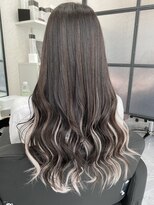 ラムシェール(LamChele)&nbsp;【lamchele】ホワイトミルクティー×インナーカラー