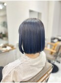 ストレートボブ　　シャドールーツ