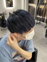 シェイロ(Cielro)&nbsp;【メンズネイビーブルー/ダブルカラー￥10000】SAKI