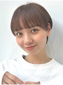30代40代大人女性/前髪ありショートボブ/ショートヘア/髪質改善