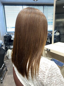 ハウル(Hawl) 酸性ストレート☆お客様ミディアムヘア