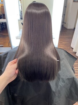 アーチオオサカ(ARCHE-OSAKA) 酸性ストレート+髪質改善トリートメント