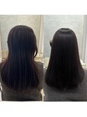 エイジング毛での髪質改善ストレート[30代40代50代60代]