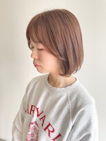 フープヘアー(HOOP.HAIR) 韓国風レイヤーボブ　ベージュカラー