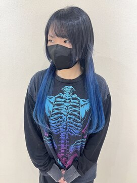 キバ(kva) ▽□□▽ブルーのケアデザインカラー