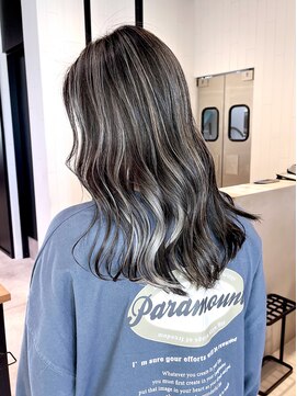 アイティーバイアルバム 八王子店(IT by ALBUM) グレージュカラーレイヤーカットグレーベージュ_ba513101