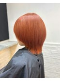ブリーチなしダブルカラーオレンジ