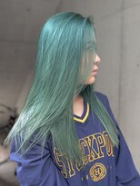 シャロン(SHARON)&nbsp;【SHARON】ロングヘア×ペールグリーンカラー