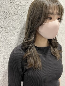 ジーナ 横浜(Zina) くびれヘア＊オリーブベージュ