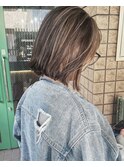 bob×ブロッキングカラー