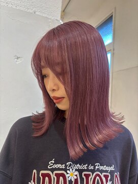 ポート 蕨(PORT) チェリーピンクとボブ【天間 彩香】