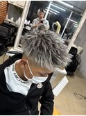 ホワイトメッシュパーマ ジェットスタイル