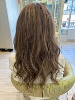 ビス ヘア アンド ビューティー 西新井店(Vis Hair＆Beauty)&nbsp;透明感ハイライト×ミルクティーカラー艶髪ロング大人可愛い