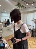 ぱつっとボブ