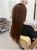 ストレートロング/ブラウンベージュ