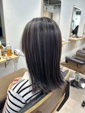 トト 船橋店(toto.) ◇くびれヘアハイライトカラーアプリコットオレンジウルフ[船橋]