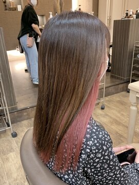 アルターリール(aL ter Rire) 暗めカラー/デザインカラー/フェイスフレーミング/福原遼華/鎌取