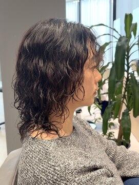 リプロ(Repro) 【くせ毛カット】ミディアムウルフ