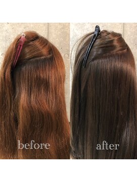 エノア 青山(ENORE) くせ毛とダメージどちらも修繕ストレート