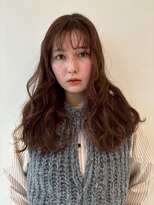 ユーフォリア 青山(Euphoria)&nbsp;ナチュラルブラウンカラー&ニュアンスウェーブヘア