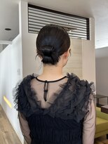 ハノン(Hanon) ボブの方にも!すっきりタイトシニヨン