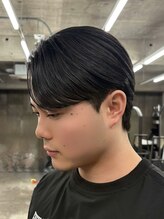 《曲がる縮毛矯正》前髪の癖やうねりを解消して、自然な毛流れの韓国風センターパートに＊[自由が丘]