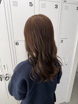 イロウ 山口どうもん店(IROW)&nbsp;ブリーチなしワンカラーブラウンベージュ