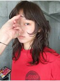 柔らかい雰囲気のレイヤースタイル
