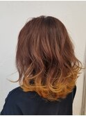 【WILLOW】　ピンクアッシュ×イエローベージュ　(小玉泰基)