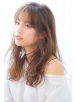 【aRietta】20代30代 ゆるふわ無造作ミディ×ヌーディベージュ★