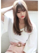 チョビー 銀座(chobii)&nbsp;ストレートロング/レイヤー/大人かわいい/ひし形/小顔/高柳