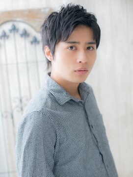 グルーミングサロン バーバー キャッスル 北浦和西口(Grooming salon Barber Castle) ワイルドアップバング★黒髪ショートC