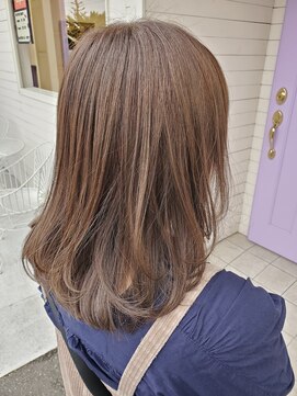 リミックス ヘアー(RE MIX HAIR) くすみベージュカラー