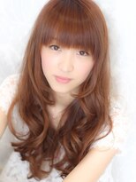 グランデュール 焼津店(GRANDEUR)&nbsp;【カラー】ゆったりカールの上品ピンクパール♪