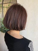 イデー ヘアサロン(idee Hair Salon)&nbsp;ピンクベージュ×ミニボブ