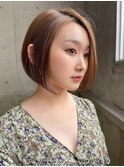 【Lond  Alexia】柴田知亜希 あごラインの大人美人ミニボブ