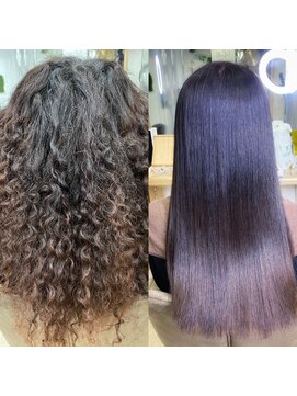 アンフィユヌキャトル(AnFye une Qatll) [AnFye une Qatll」難易度ジュエリーシステム縮毛+カット