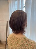 ブリーチ履歴を活かしたラベンダーグレージュカラー