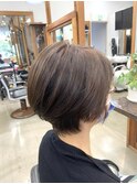 柔らかな色合い♪くびれショートボブ【BELL用賀/桜新町】