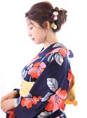 20代30代40代　大人かわいい浴衣編み込みアレンジ
