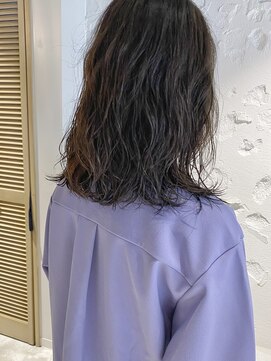 コフィー バイ メルト 吉祥寺(cofy by melt) 【三ツ井純】ニュアンスほつれパーマ スタイリング簡単 黒髪