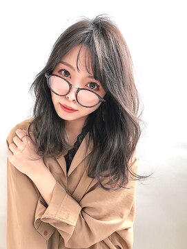 ロンドローズ 名古屋(Lond damaskRose) グレージュカラー 韓国ヘア 顔まわり イヤリングカラー 6